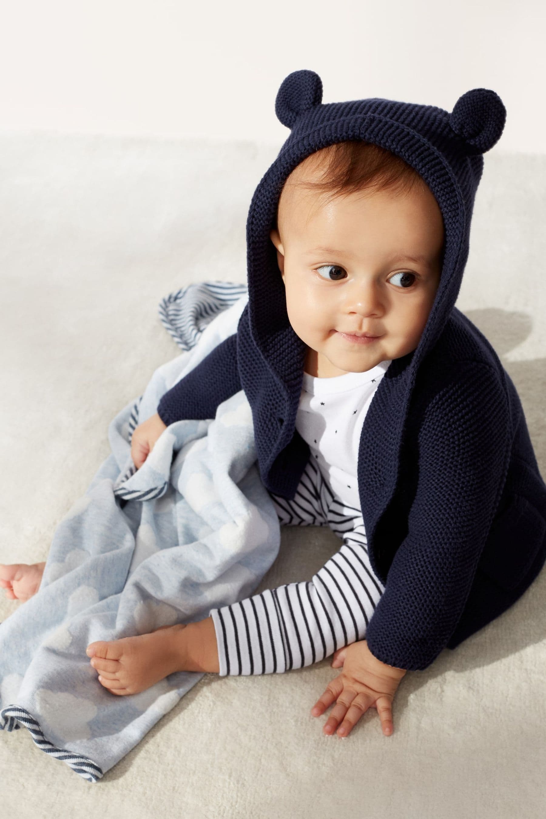 Buy Gap Knitted Brannan Bear Cardigan - Baby (Newborn - 24mths) from ...