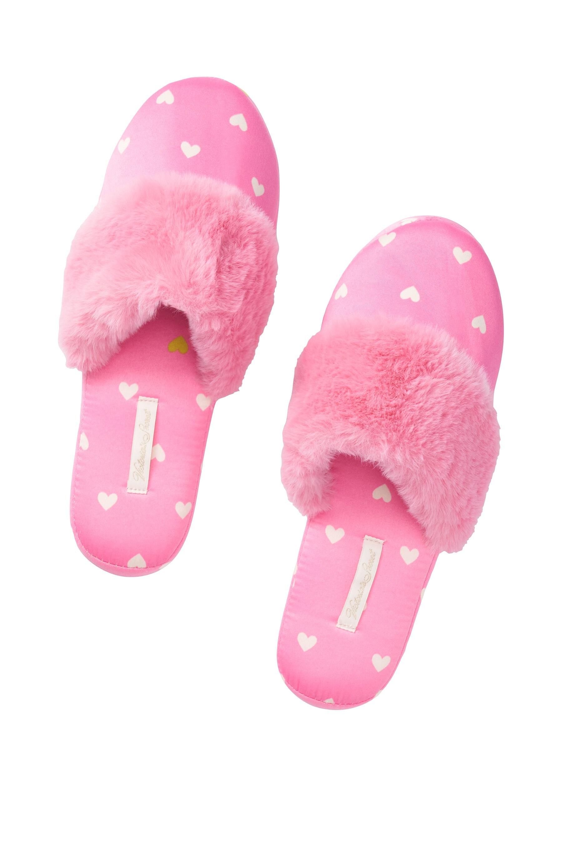 signature satin slipper