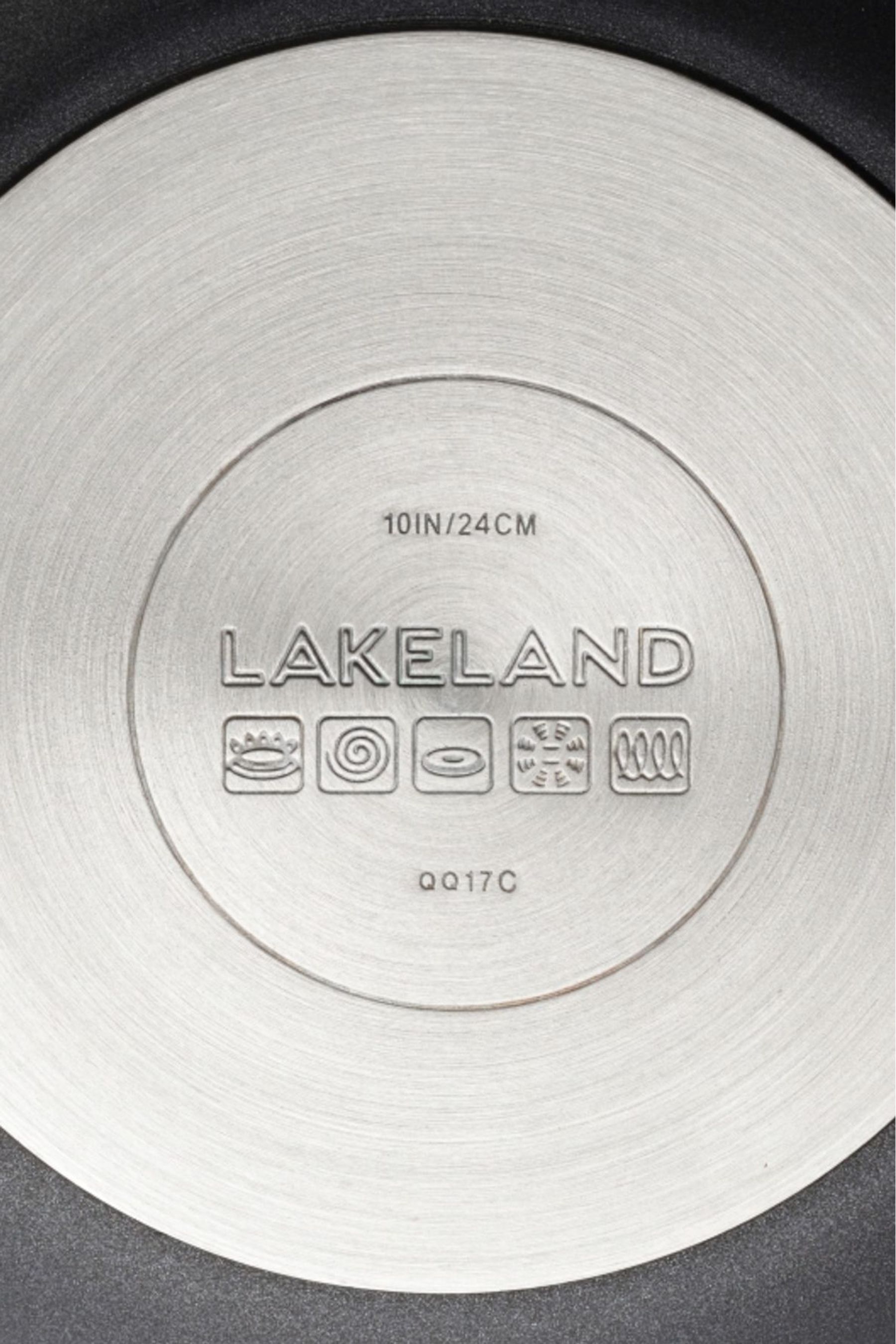 Buy Lakeland Pewter Grey Hard Anodised 24cm Frying Pan from the Next UK