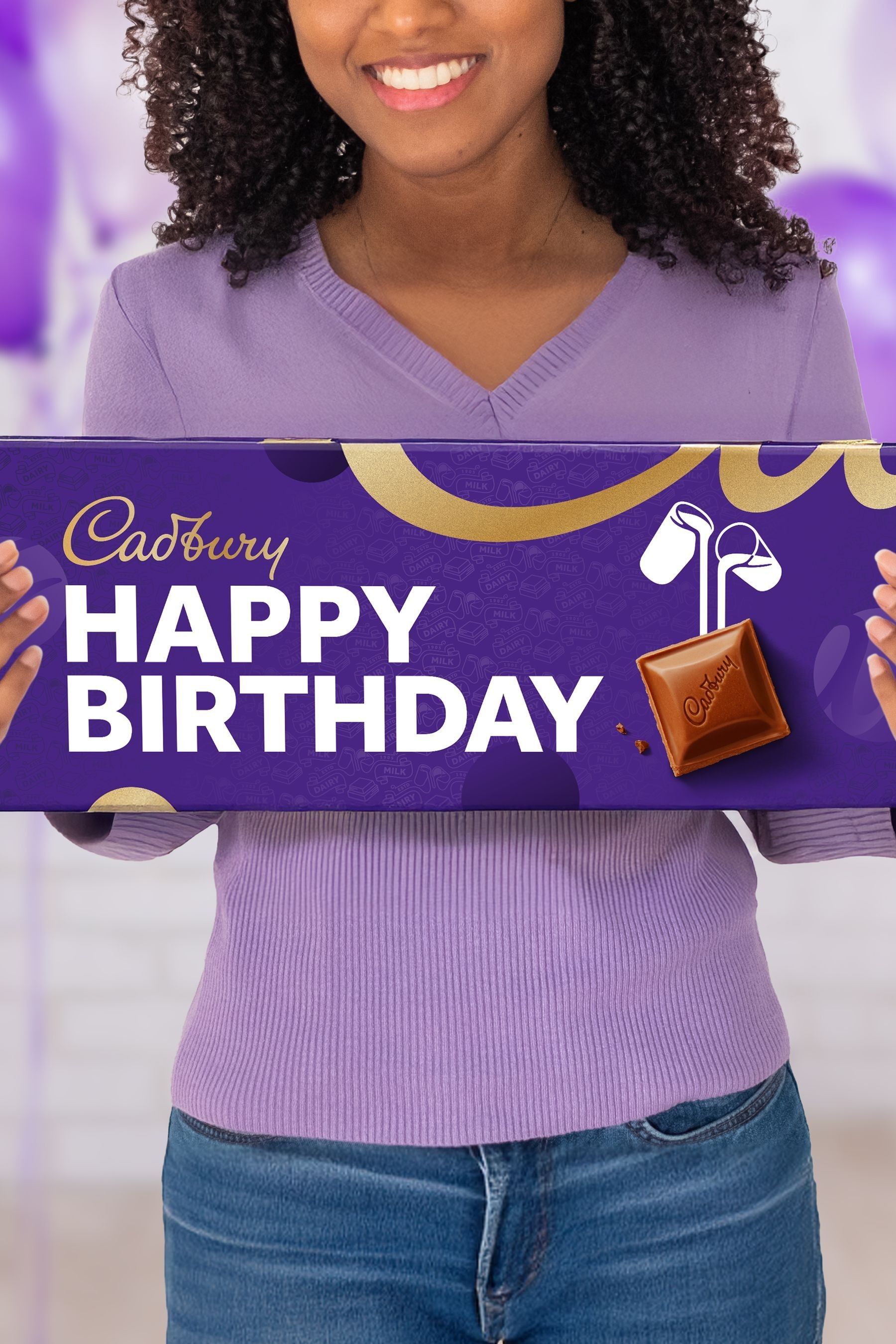Buy Cadbury Happy Birthday Chocolate Dairy Milk Giant Bar from the Next