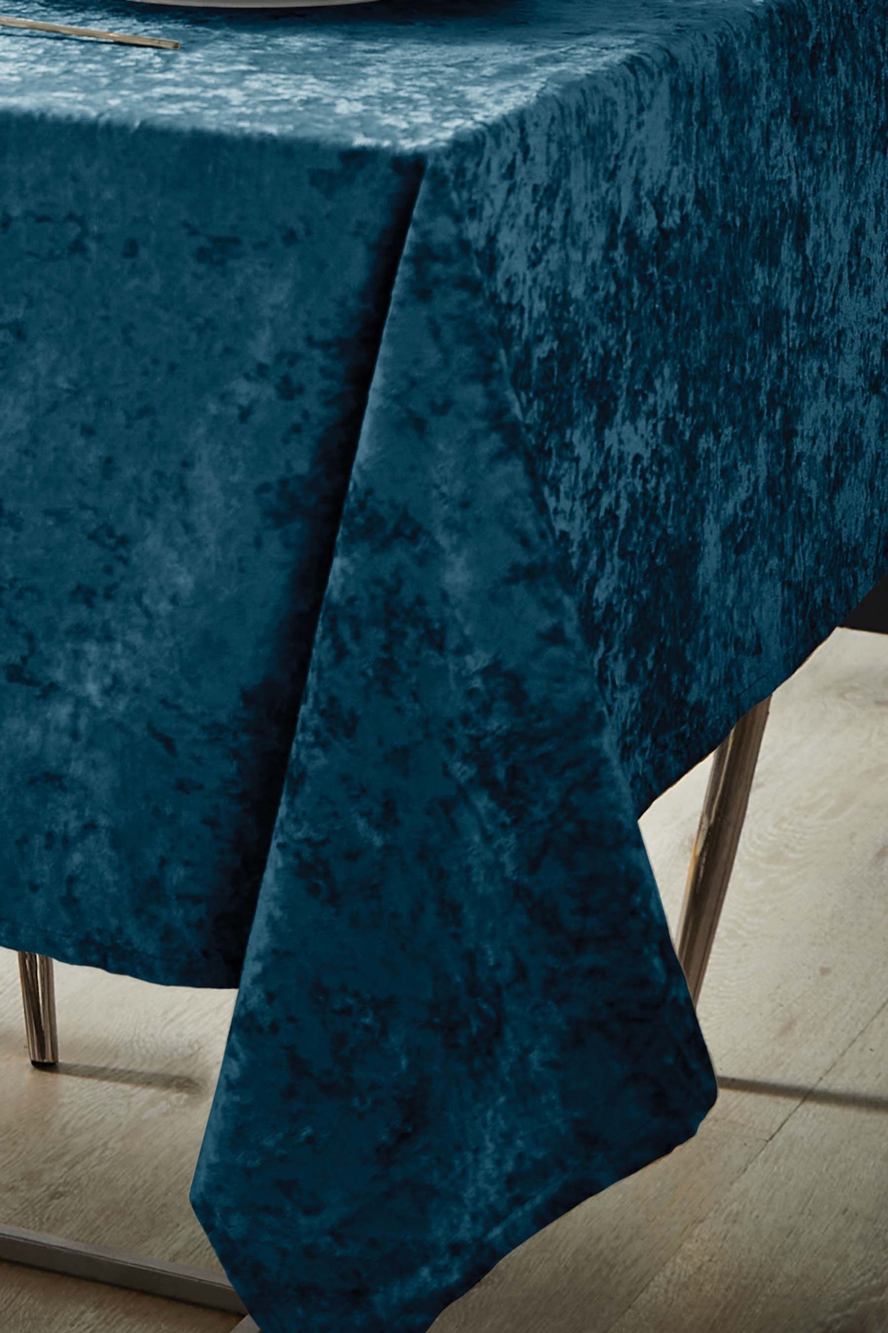 Buy Catherine Lansfield Crushed Velvet Table Cloth from Next Luxembourg