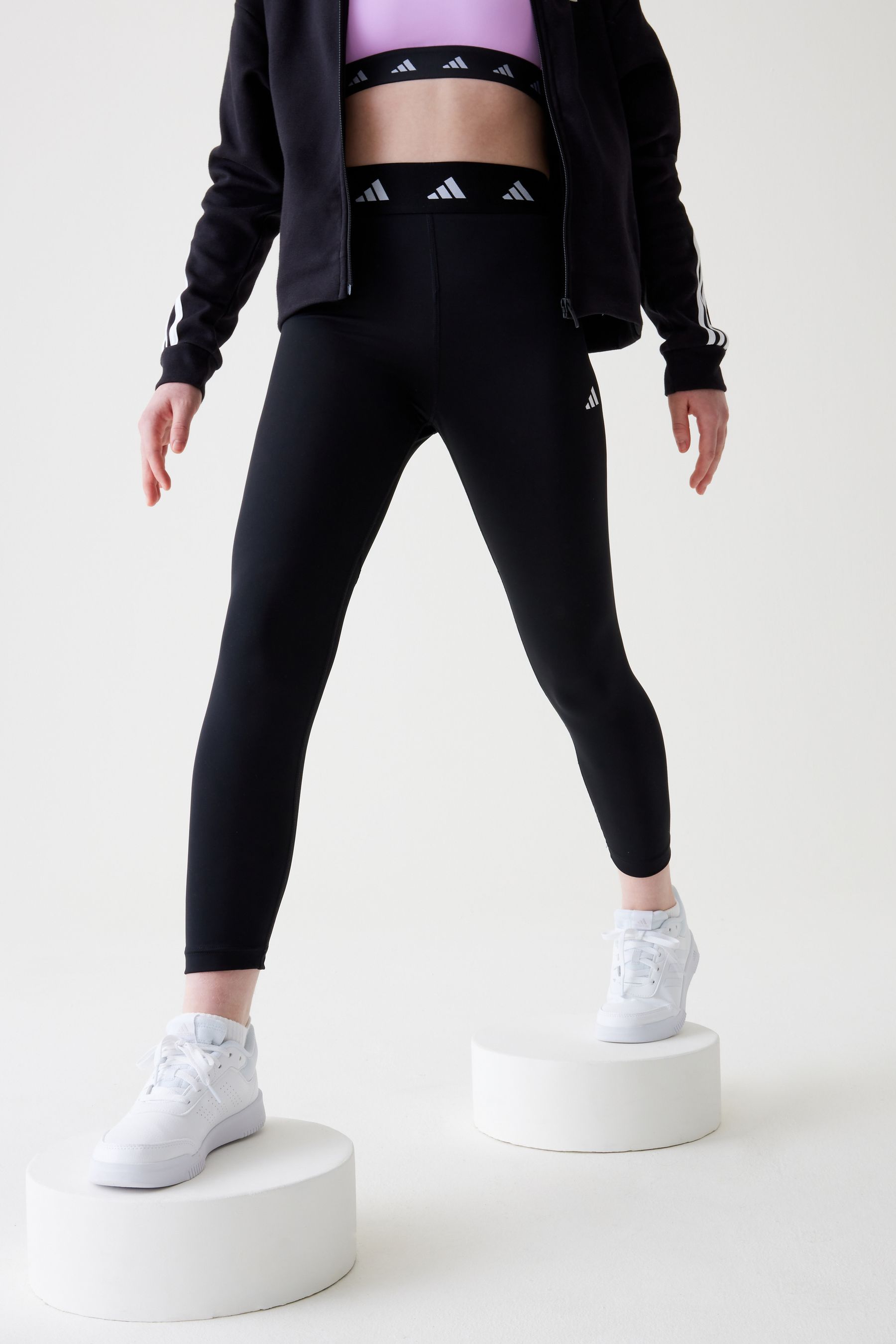 Buy adidas Black AEROREADY Techfit 7/8 Leggings from the Next UK online ...