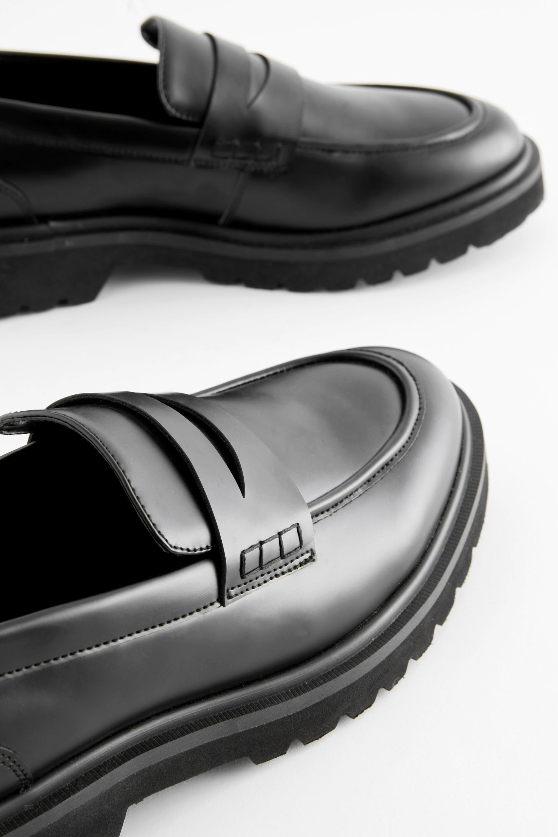 Buy Black EDIT Chunky Loafers from the Next UK online shop