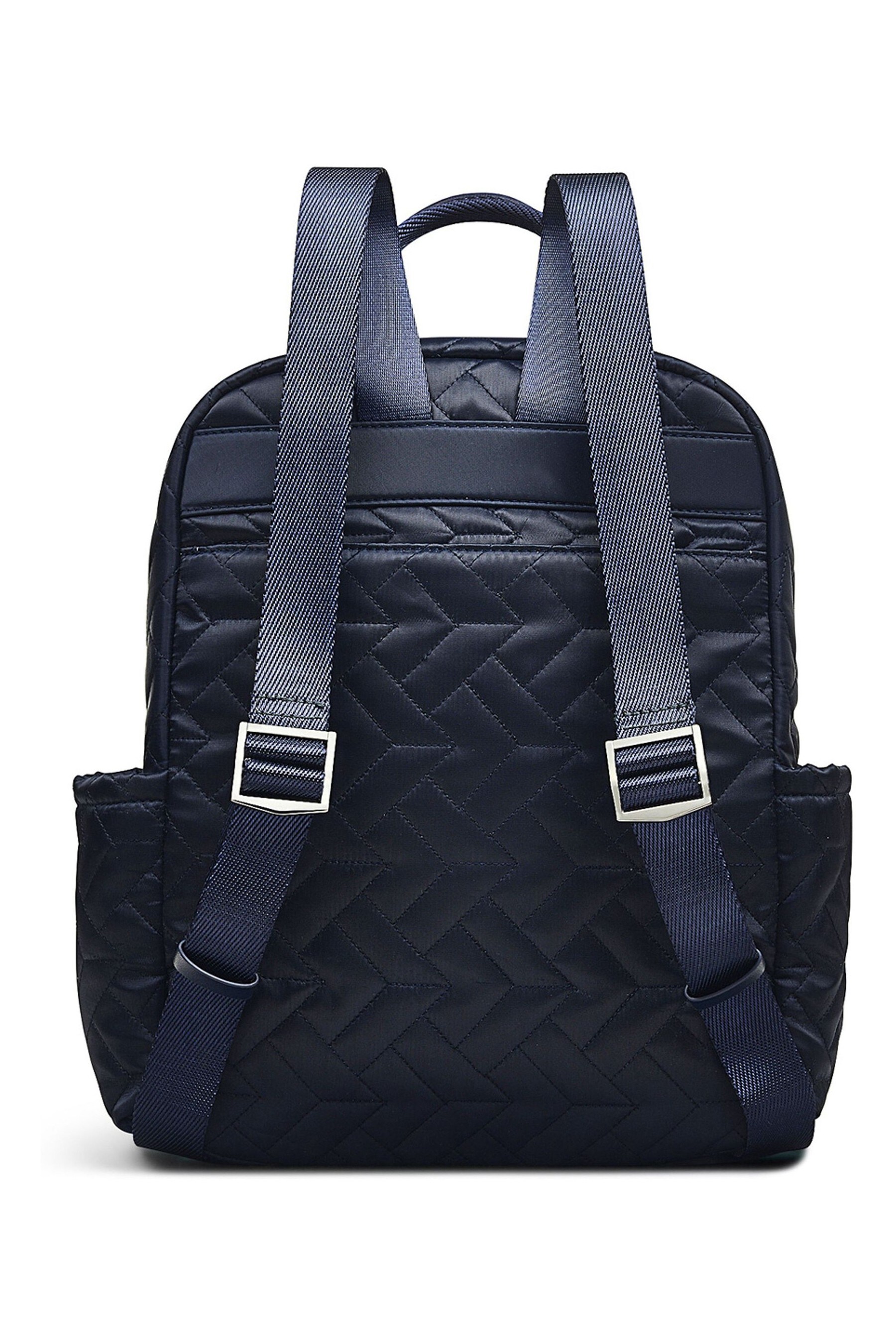 Buy Radley London Ink Blue Finsbury Park Quilt Backpack from the Next