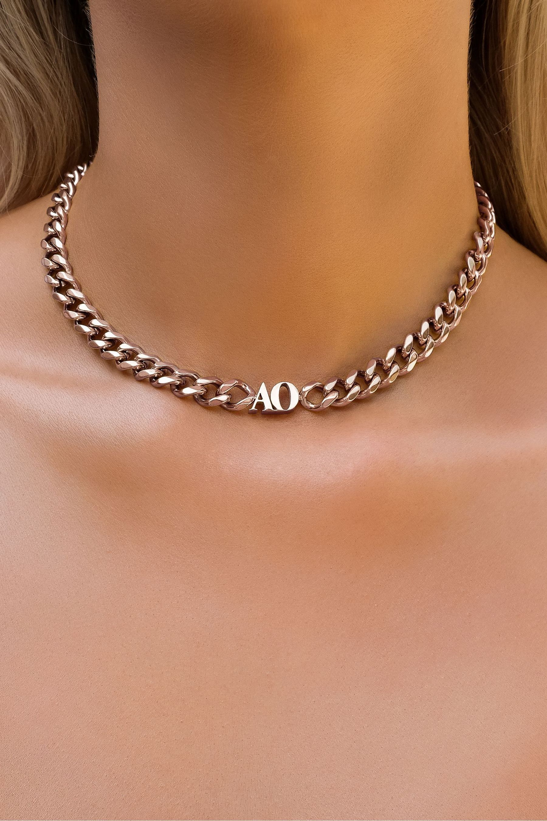 abbott lyon initial necklace