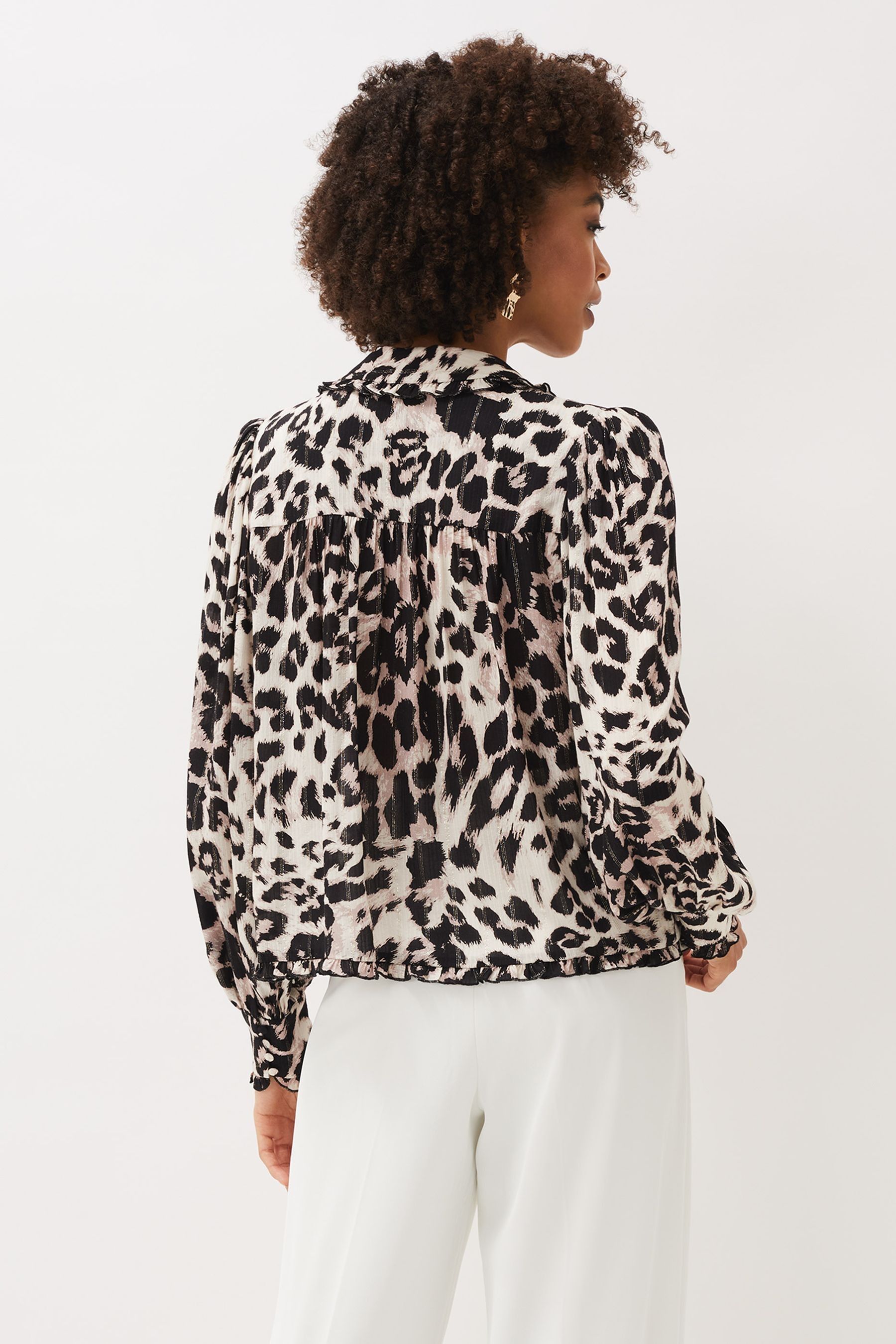 Buy Phase Eight Multi Chelsie Leopard Print Wrap Blouse from Next Ireland