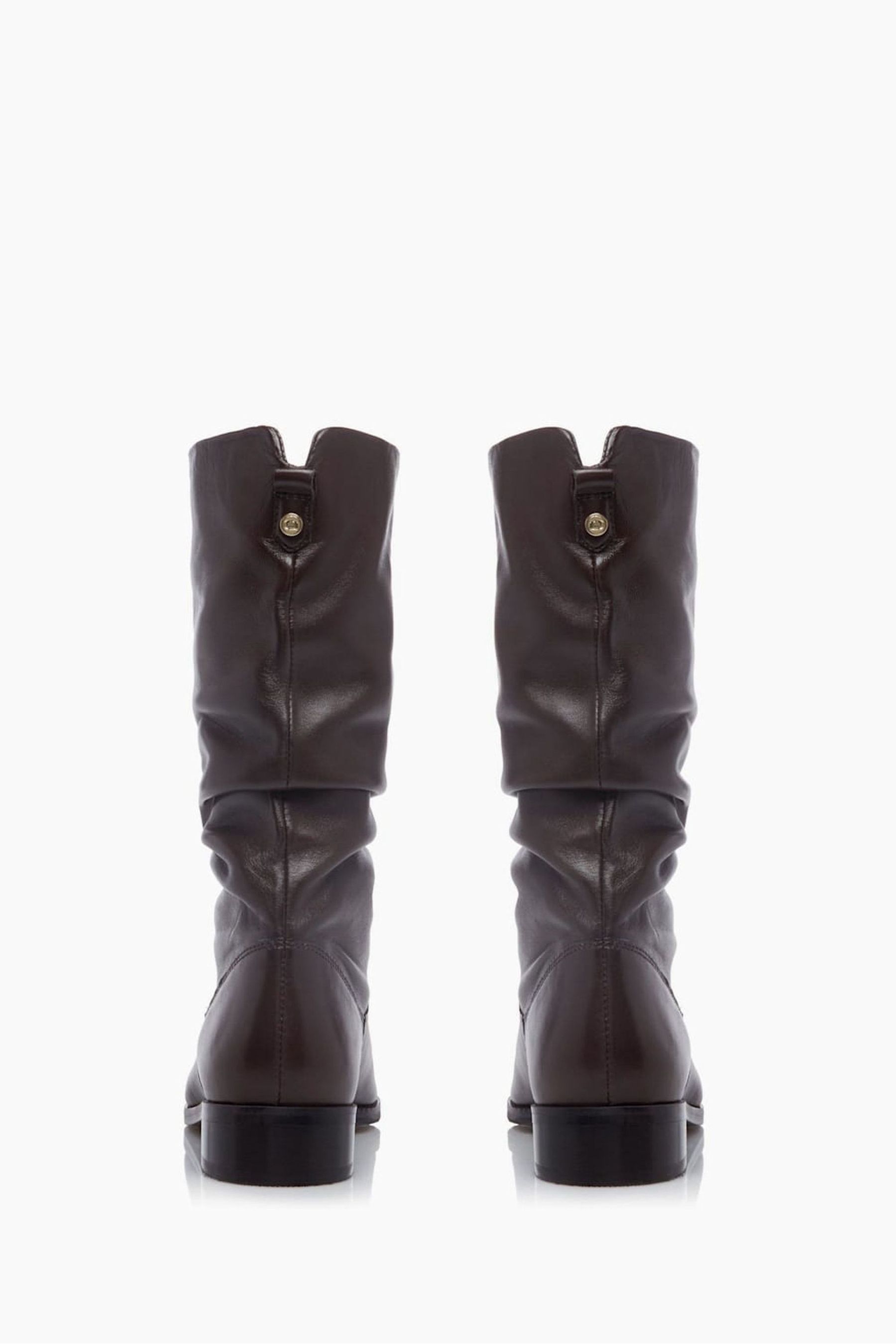 dune ruched calf boots