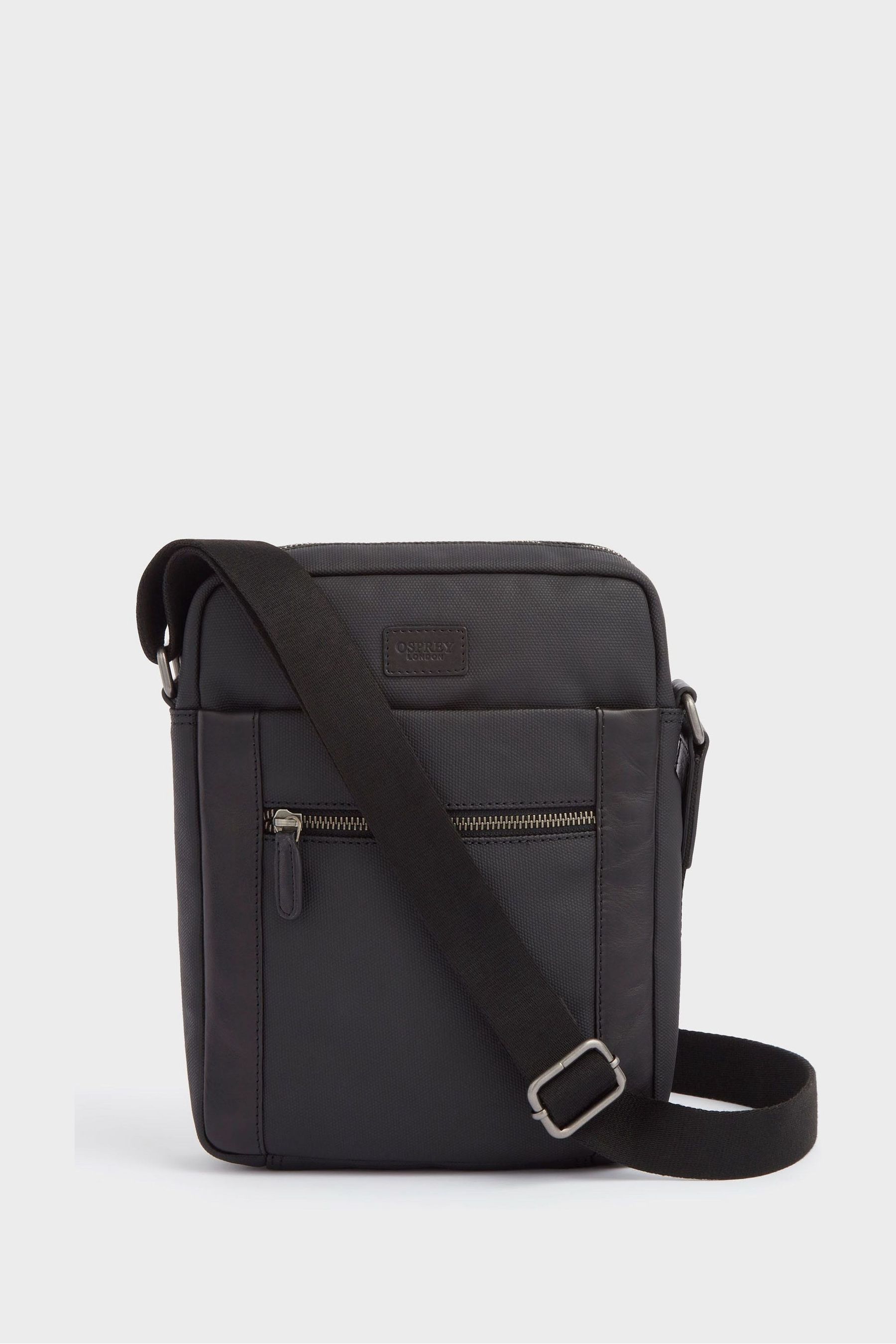 Buy Osprey London The Small Grantham Waxed Canvas And Leather Messenger