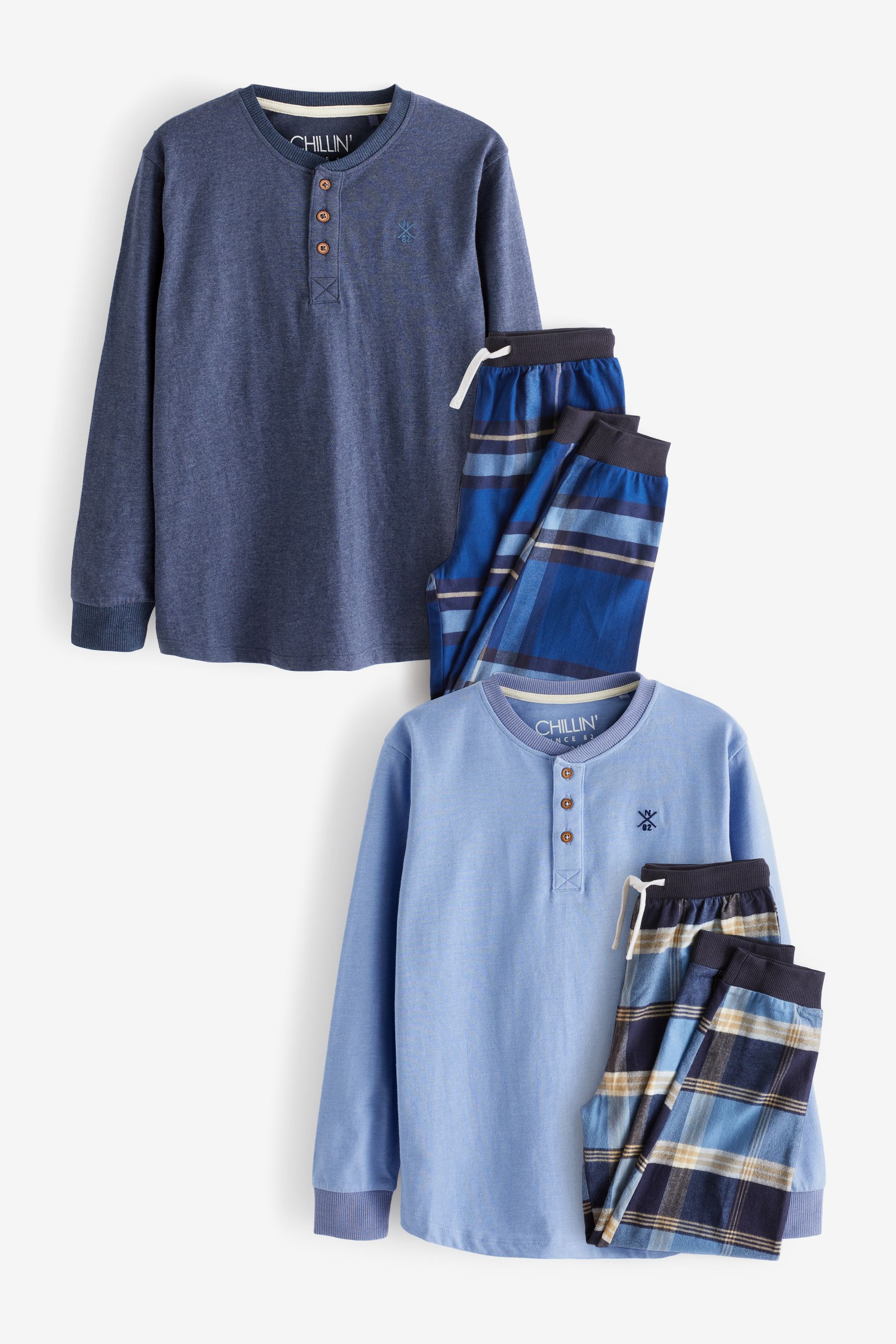 Buy Check Pyjamas 2 Pack (316yrs) from Next Estonia