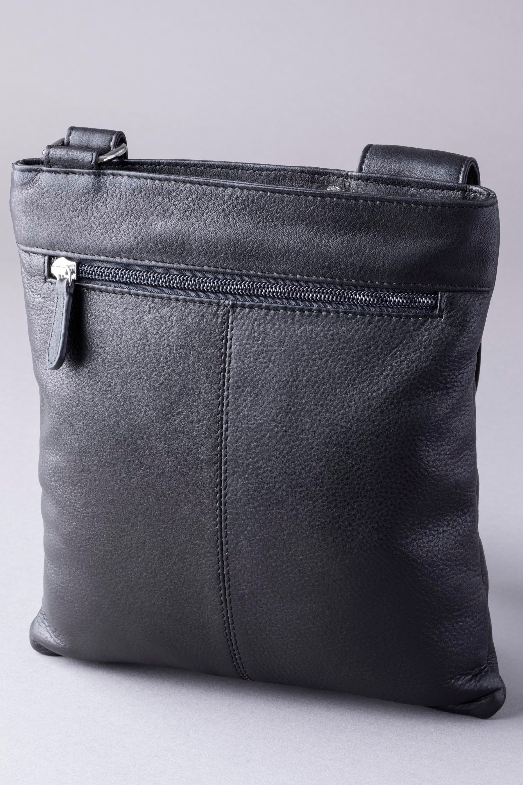 Buy Lakeland Leather Black Allerdale Leather Cross-Body Bag from the ...