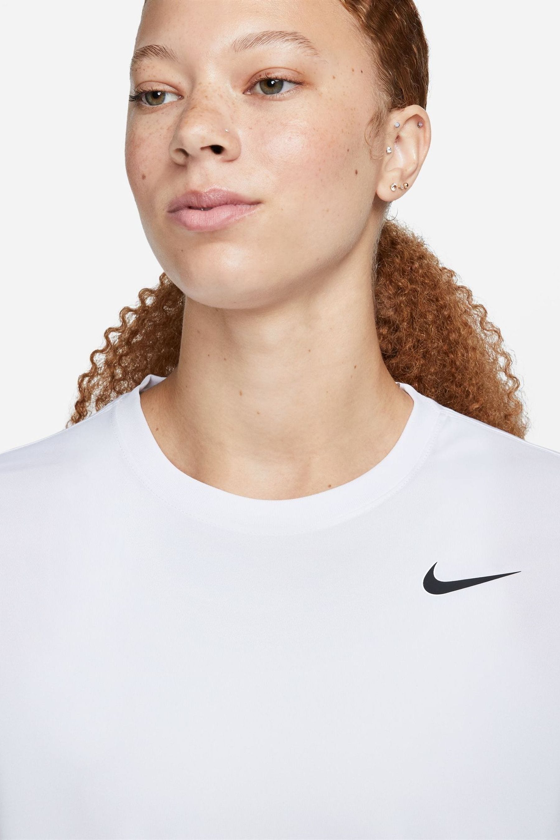 Buy Nike White Dri-FIT T-Shirt from the Next UK online shop