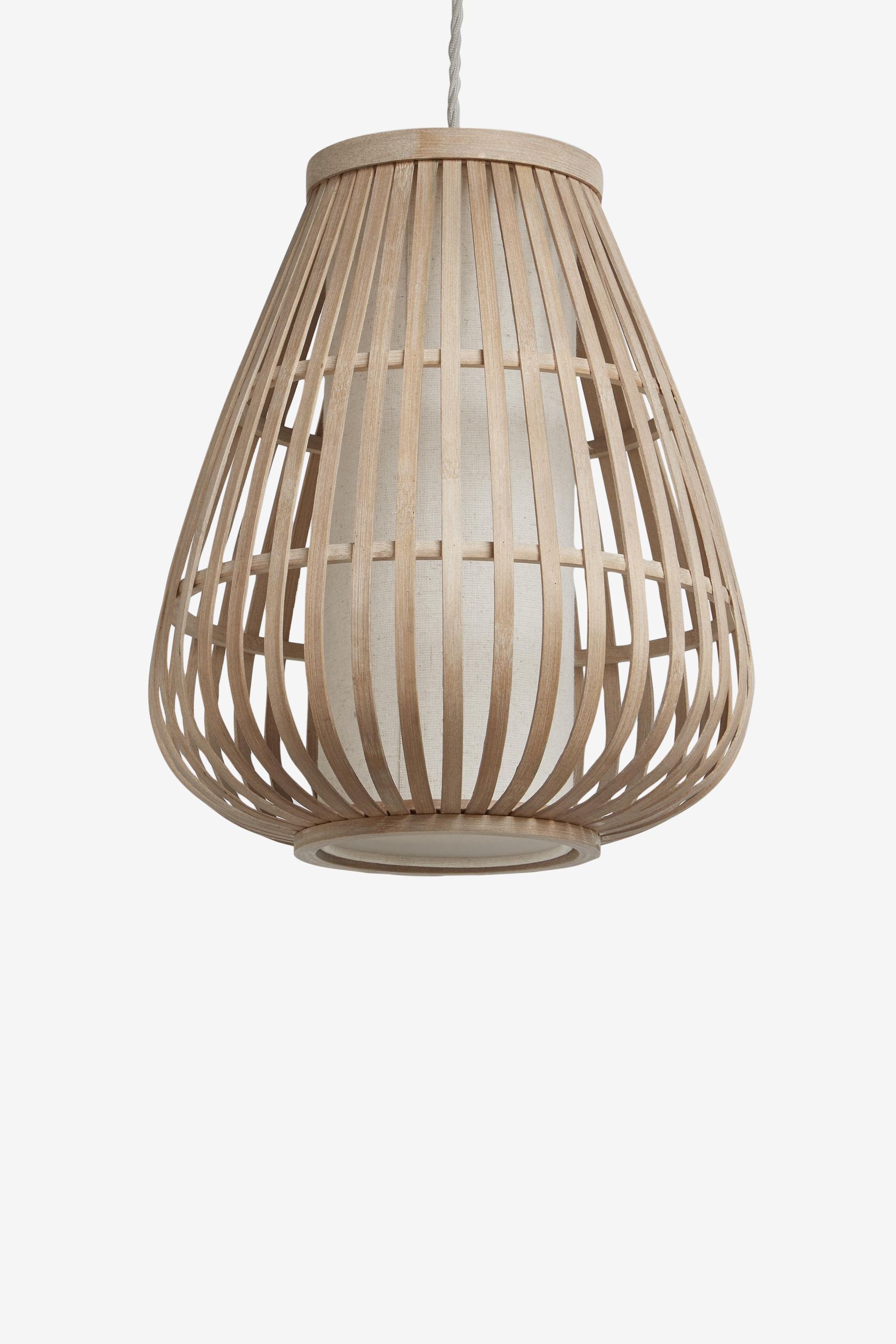 Buy Natural Kita Easy Fit Pendant Lamp Shade from the Next UK online shop