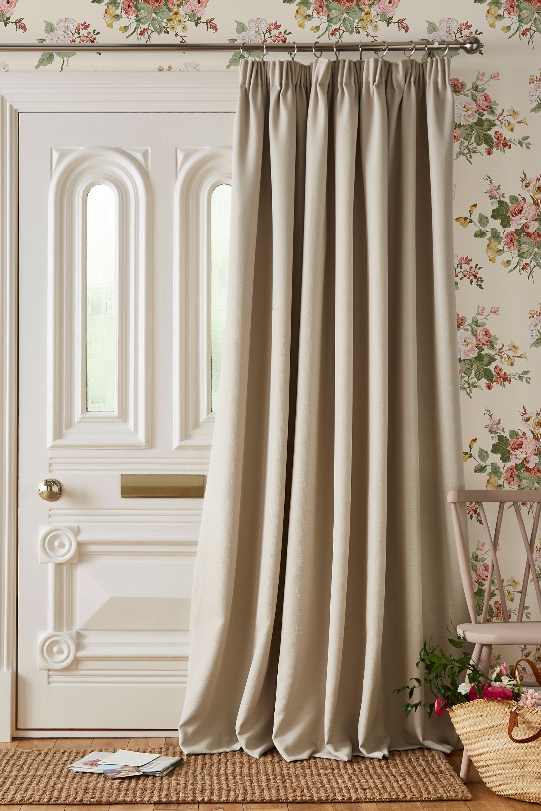 Buy Moon Floral Curtains Watercolor Flower Wildflower Phase Moonlit Spring Garden Aesthetic Boho Nature Bedroom Blackout Window Treatment Set For Women Room 2 Panels, 21W X 45L Inch Each Panel Online At