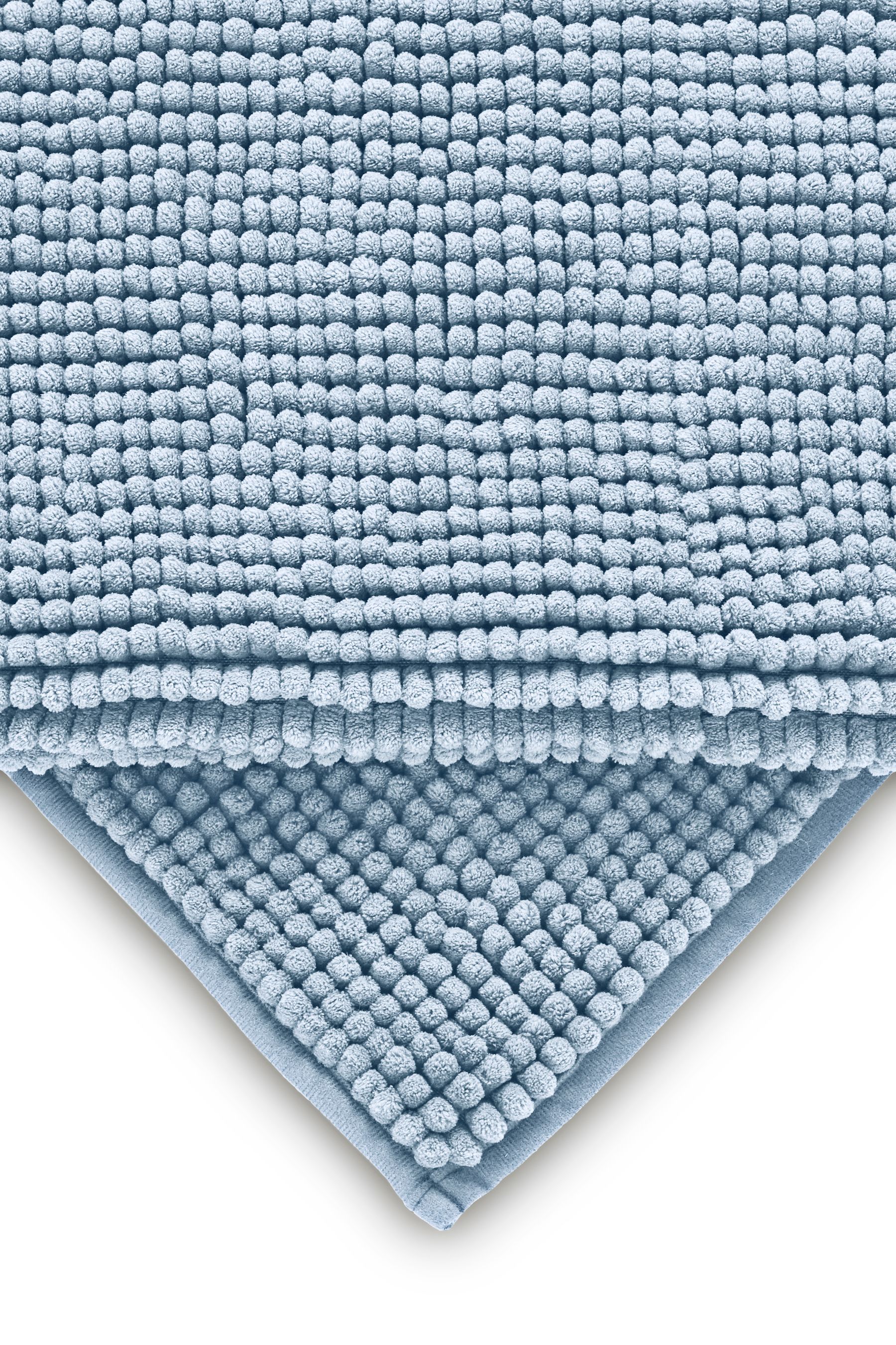 Buy Slate Blue Bobble Bath Mat from Next Malta