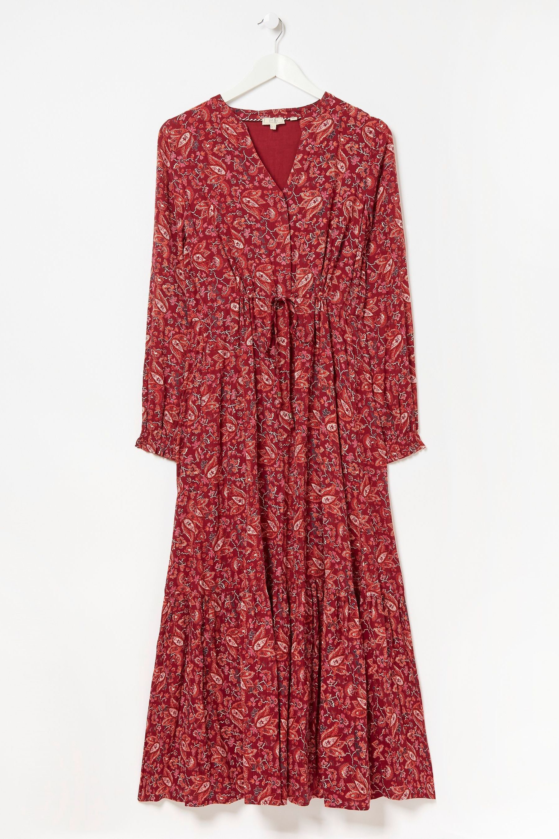 Buy FatFace Red Joyce Floral Maxi Dress from Next Ireland