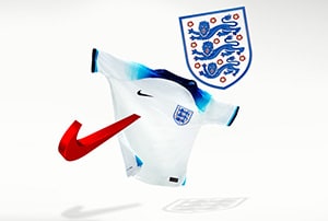 Kits de fútbol de Inglaterra