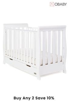 Obaby White Stamford Mini Cot Bed