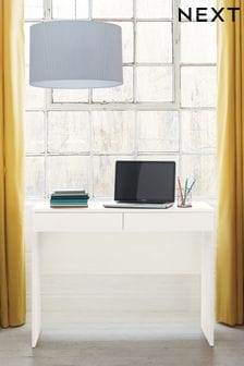 White White Flynn Space Saving Console Dressing Table