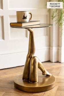 Rockett St George Gold Legs Side Table