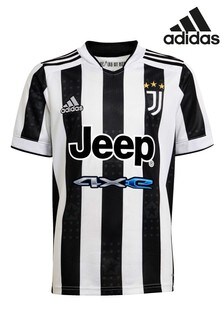 adidas Juventus 21/22 Home Kids Football Shirt