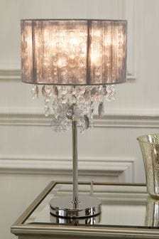 Grey Palazzo Large Table Lamp