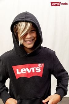 Levi's® Black Batwing Logo Hoodie