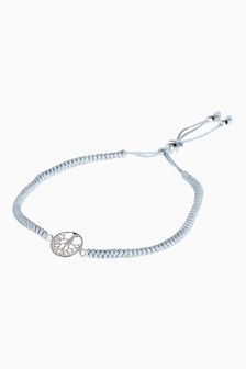 Sterling Silver Tree Of Life Friendship Bracelet