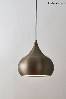 Gallery Home Brass Pierce Ceiling Light Pendant