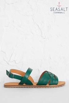 womens green sandals uk