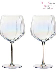 The DRH Collection Set of 2 Palazzo Gin Glasses