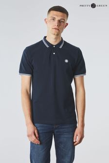 Pretty Green Barton Tip 100% Cotton Polo Shirt