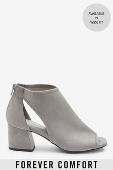 women's grey shoes heels