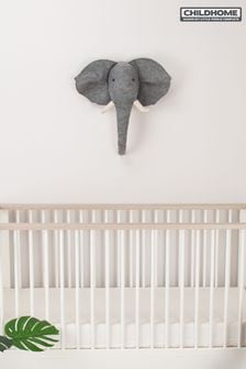 Childhome Grey Elephant Head Wall Art