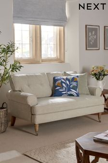 Soft Texture Light Natural Soft Texture Light Natural Delia 2 Seater 'Sofa In A Box'