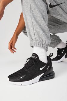 black nike female trainers