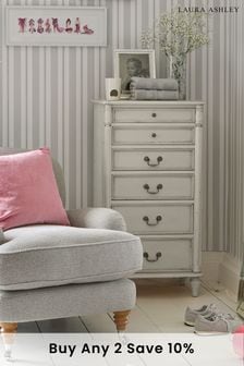Dove Grey Clifton 6 Drawer Tall Chest