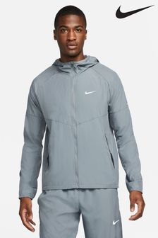 Nike Smoke Grey Repel Miler Running Jacket