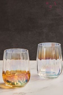 The DRH Collection Set of 2 Palazzo Tumblers