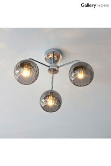 Gallery Home Chrome Dilan 3 Bulb Ceiling Light