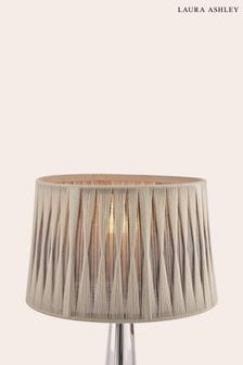 Grey Gathered Pleat Easyfit Lamp Shade