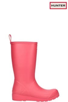 ladies pink hunter wellies