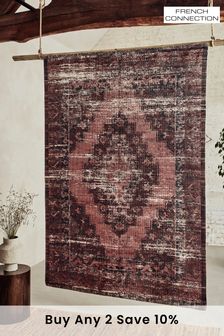 French Connection Red Melora Rug