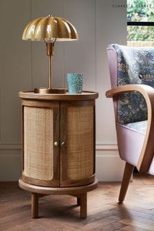 Clarke and Clarke Brown Aspley Side Table