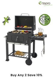 Toronto Click Charcoal BBQ Grill By Tepro