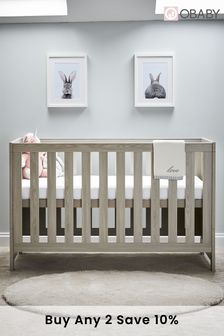 Obaby Grey Nika Cot Bed