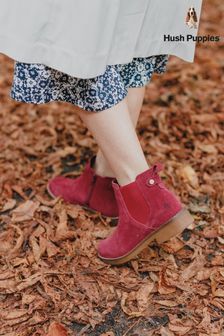 red flat ankle boots uk