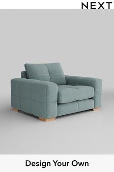 Chunky Chenille/Light Teal Brooke Deep Sit