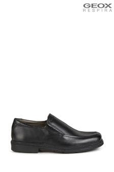 Geox Junior Boy/Unisex's Federico Black Shoes