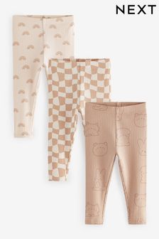 Neutral Leggings 3 Pack (3mths-7yrs)