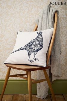 Joules Navy Pheasant Cushion
